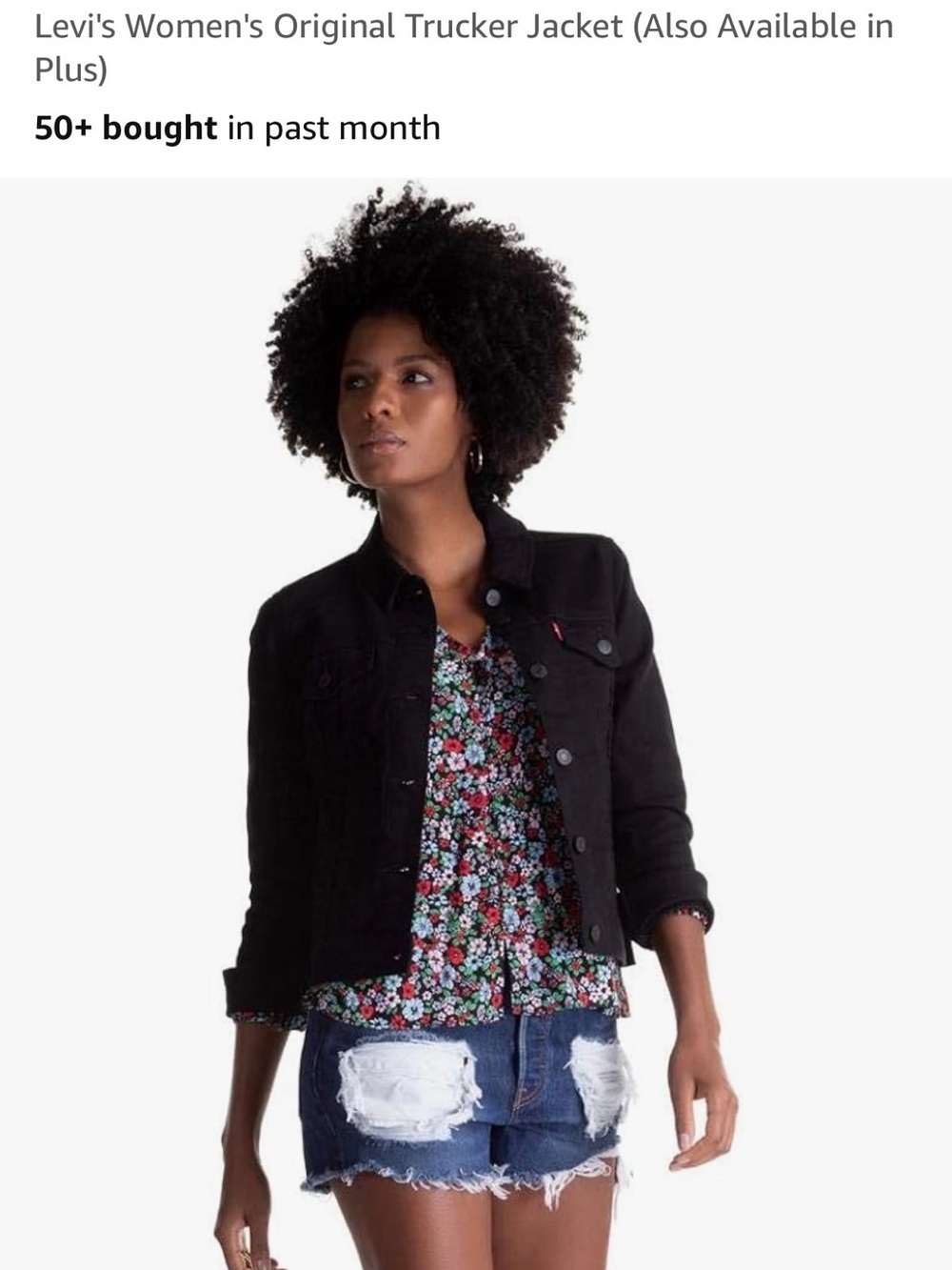 Levi's Women's Black Denim Trucker Jacket